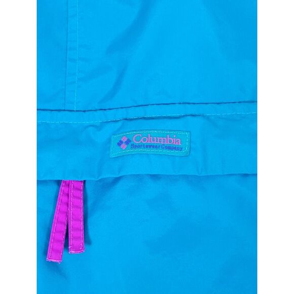 Columbia Sportswear Women's X-Large Turquoise Parka‎ Jacket With Stand-up Collar - Picture 4 of 10